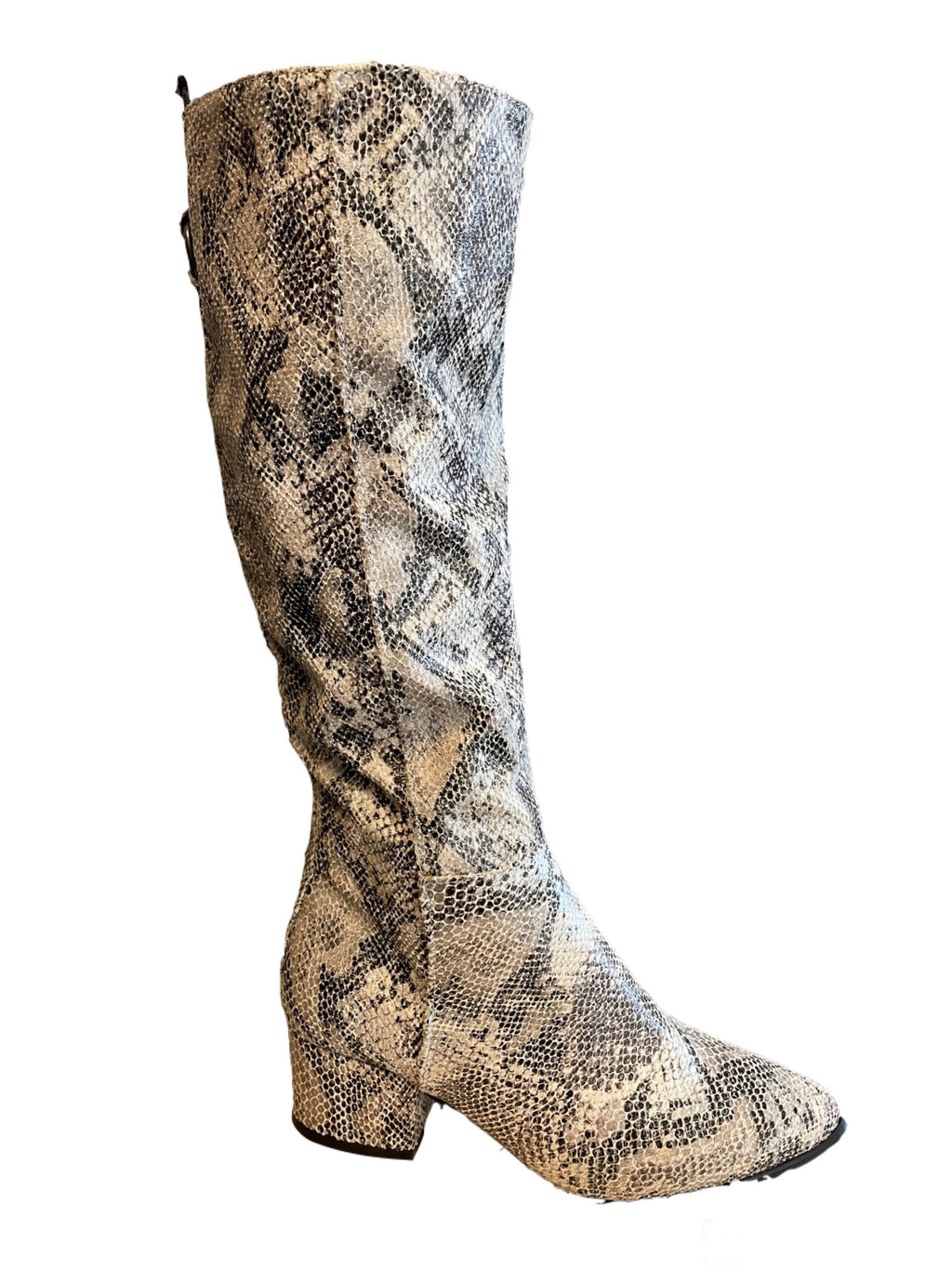 Snake Skin Is In High Boots