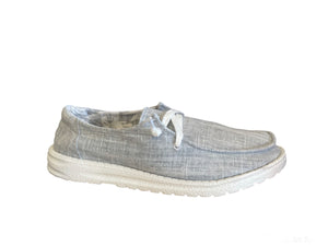 Grey all day canvas slip-on